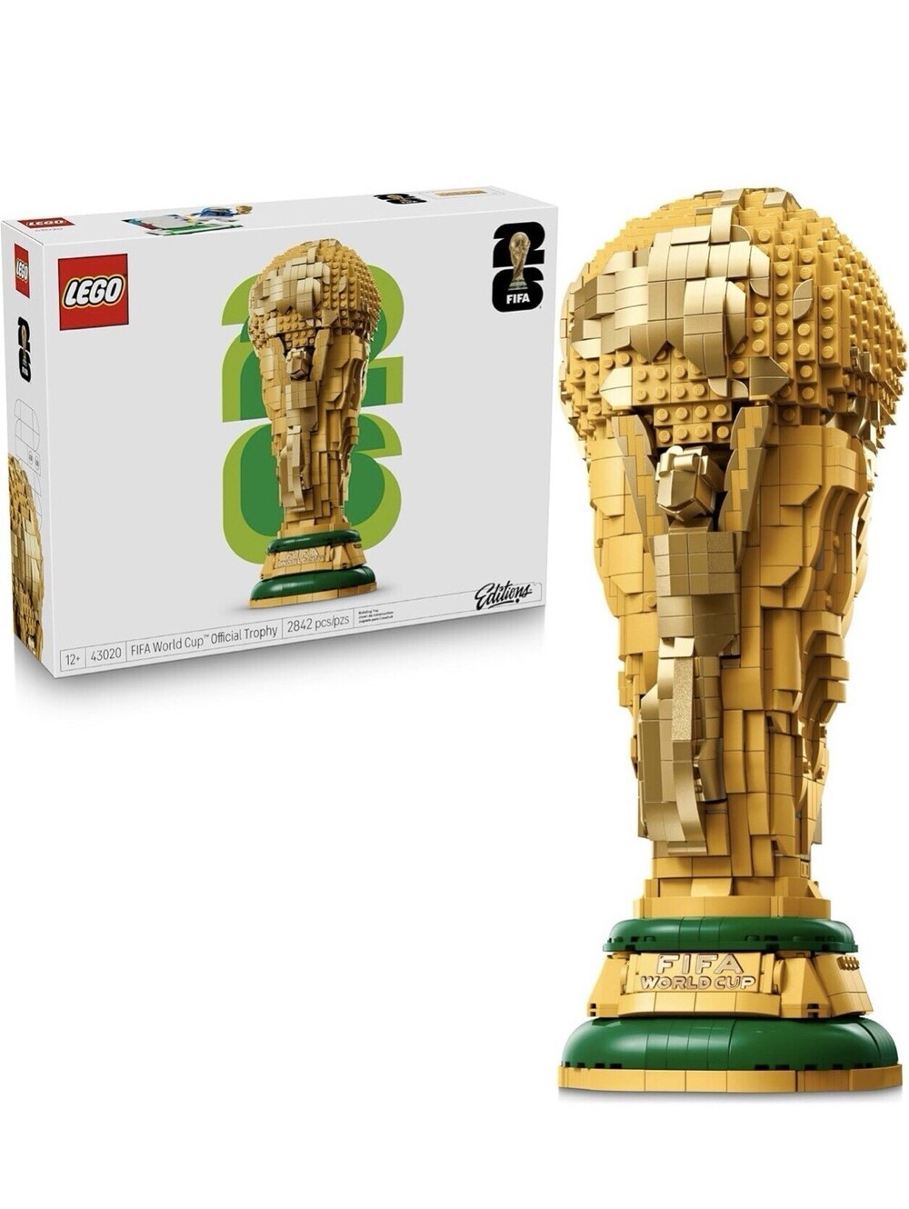 LEGO Editions FIFA World Cup Official Trophy Building Set 43020